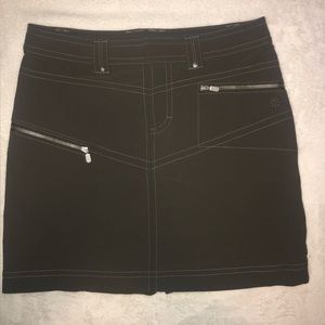 Athleta Utility Cargo Skirt womens 8 Green fleece lined Beach Tennis Casual Hike